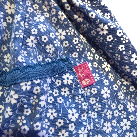 JOJO MAMAN BEBE Blue & White Floral Dress 18-24M🌸 - Picture 2 of 8